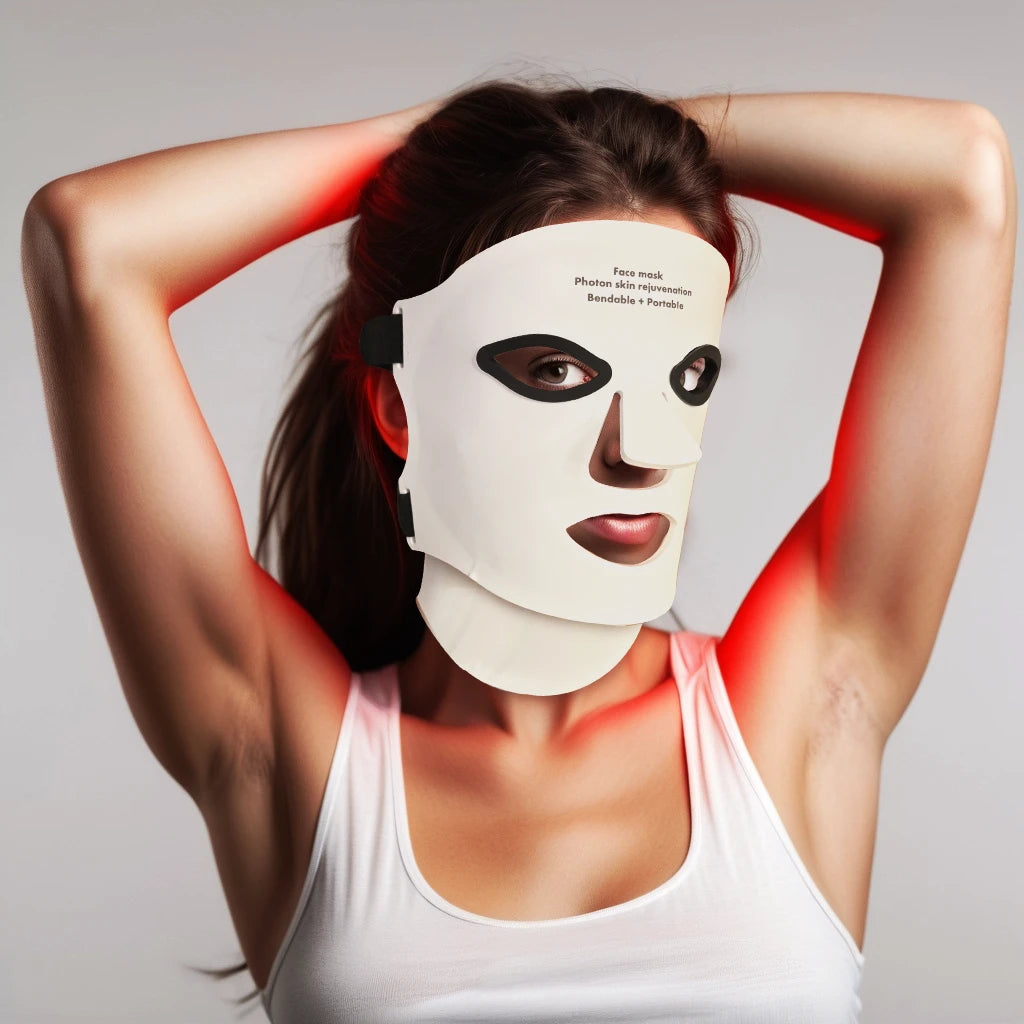 LuminaHalo Red Light Therapy Face and Neck Kit